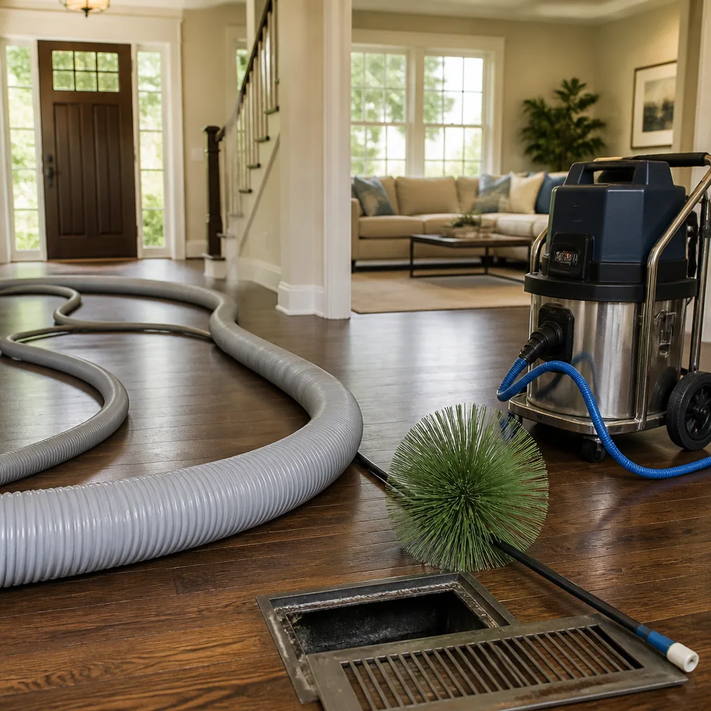 Whole-home duct cleaning
